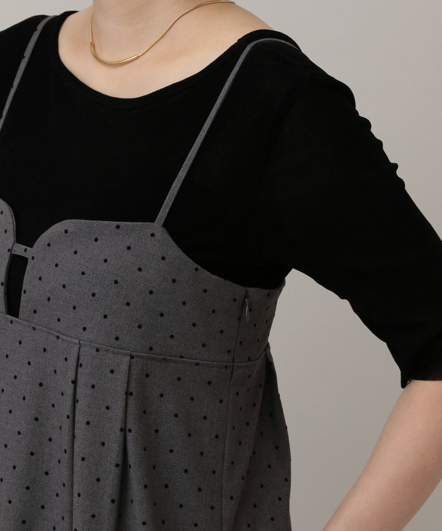 A part by 「フロッキードットキャミワンピース」|ワンピース|