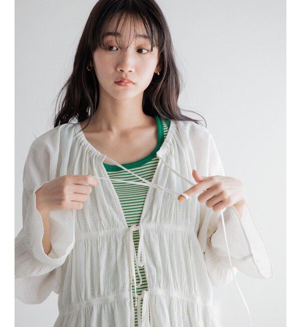 LOWRYS FARM「ヨウリュウシャーリングブラウスＬＳ」|シャツ・ブラウス|