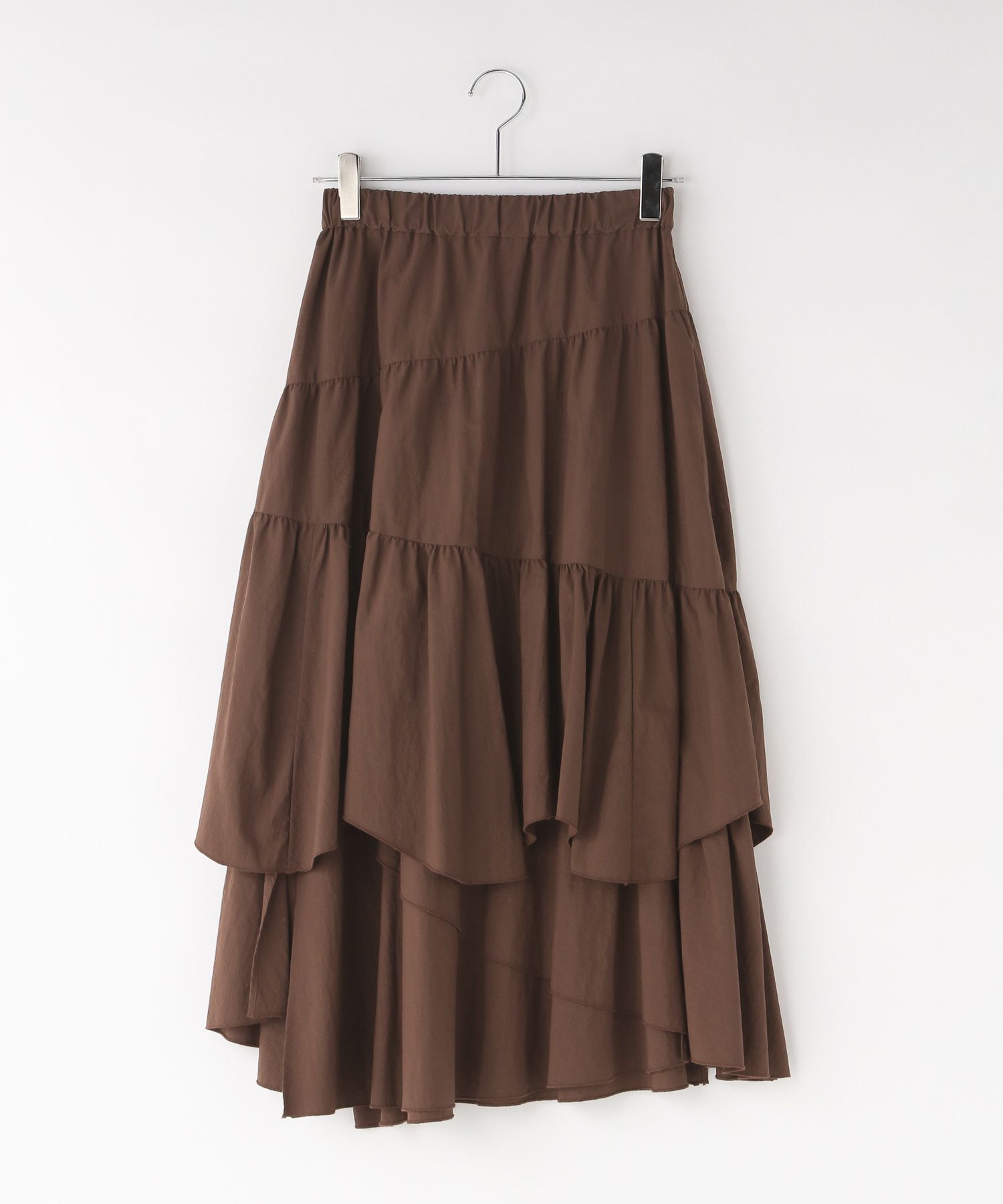 LOWRYS FARM「ティアードイレヘムスカート」|スカート|BRN8