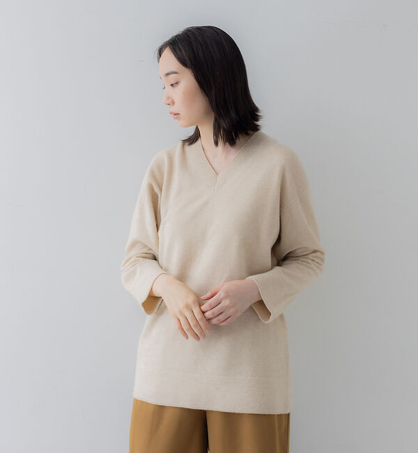 collex「ウルグアイウールVネックプルオーバー」|ニット・セーター|