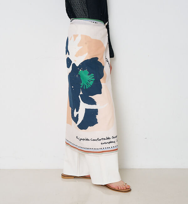 collex「ボタニカルプリント　大判ストール」|バンダナ・スカーフ|