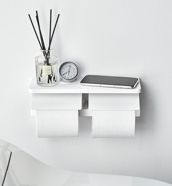 collex「【tower/タワー】ウォールトイレットペーパーホルダー ダブル 石こうボード壁」|その他|