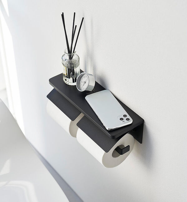 collex「【tower/タワー】ウォールトイレットペーパーホルダー ダブル 石こうボード壁」|その他|