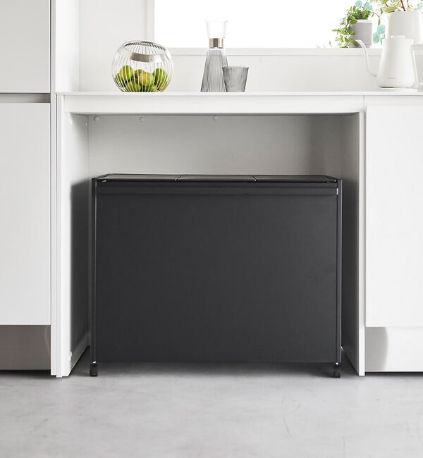 collex「【tower/タワー】蓋付き目隠し分別ダストワゴン 45L 3分別 キッチン ゴ」|その他|