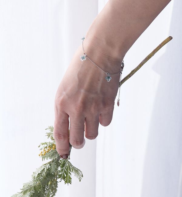 collex「【HARIO Lampwork Factory】ブレスレット ひとふさのミモザ」|ブレスレット・バングル|