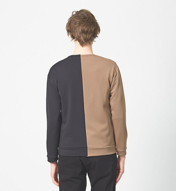 ABAHOUSE「バイカラー カーディガン」|カーディガン|