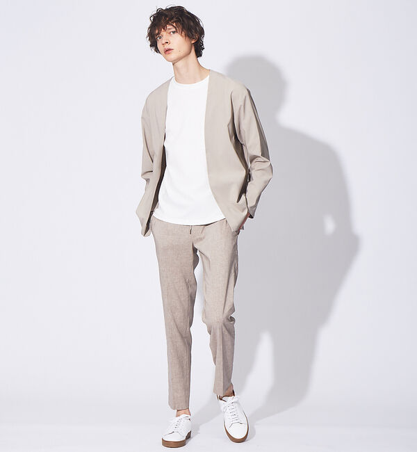 ABAHOUSE「【FLEX COOL】超接触冷感 スムース クルーネック Tシャツ」|Tシャツ・カットソー|