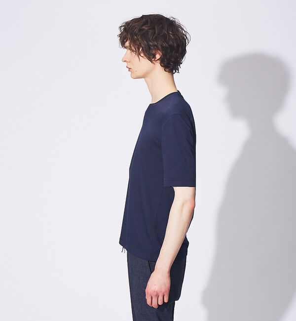 ABAHOUSE「【FLEX COOL】超接触冷感 スムース クルーネック Tシャツ」|Tシャツ・カットソー|