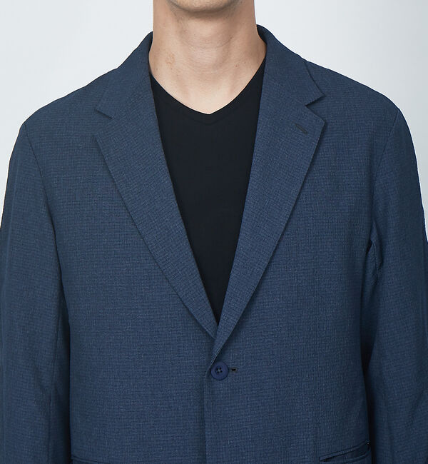 ABAHOUSE「【FLAT TECH】2ボタン イージー ジャケット」|テーラードジャケット|