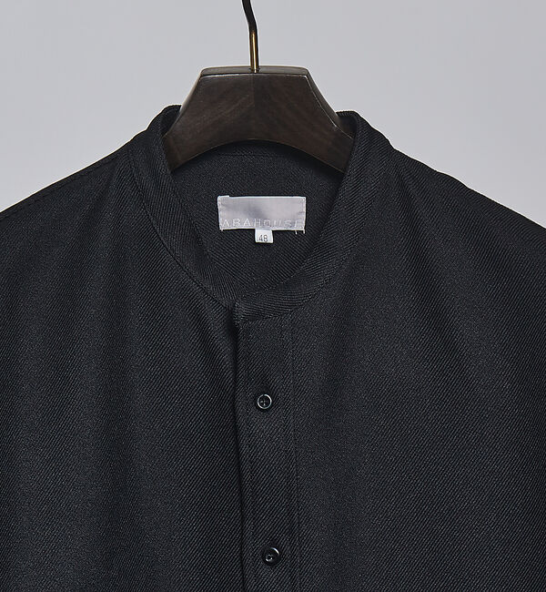 ABAHOUSE「バンドカラー シャツ ブルゾン」|シャツ・ブラウス|