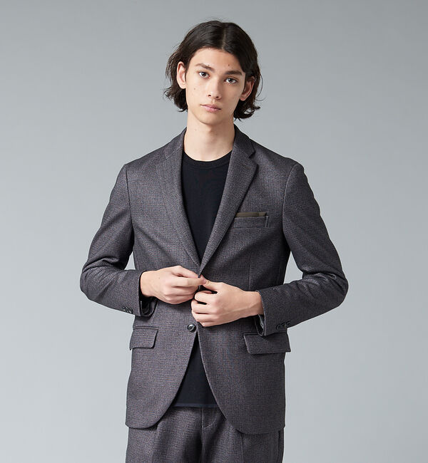 ABAHOUSE「【FLEX】3D ダウン入り ファブリック セットアップ ジャケット」|その他|ブラウン