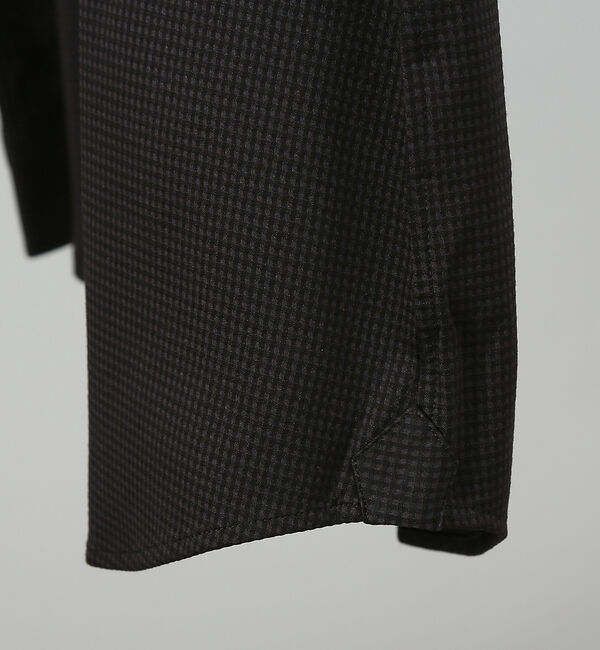 ABAHOUSE「【FLEX SHIRTS】36ゲージ コンパクトシルキー ギンガムチェックシャツ」|シャツ・ブラウス|