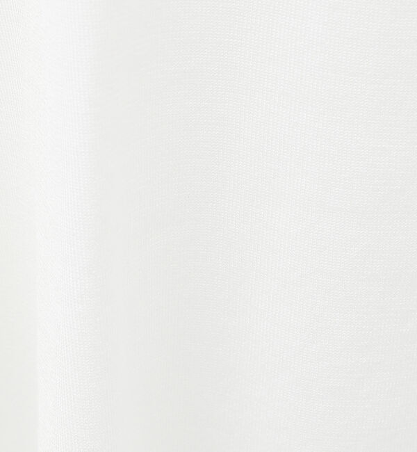 ABAHOUSE「【シルクブレンド】袖リブ配色 クルーネック ニット」|ニット・セーター|