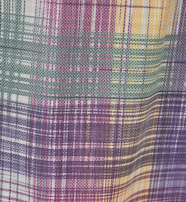 ABAHOUSE「【ポレンカチェック】バチスト  オープンカラー シャツ」|シャツ・ブラウス|