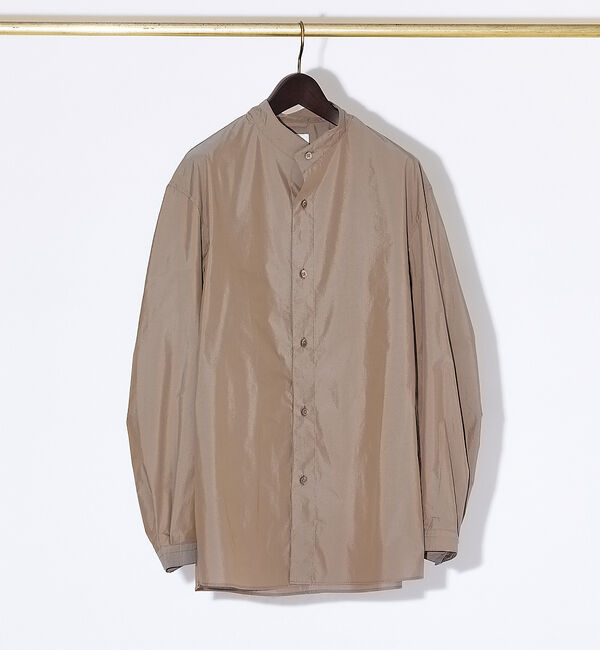 ABAHOUSE「【セットアップ対応】シャンブレー タイプライター アトリエシャツ」|シャツ・ブラウス|ベージュ