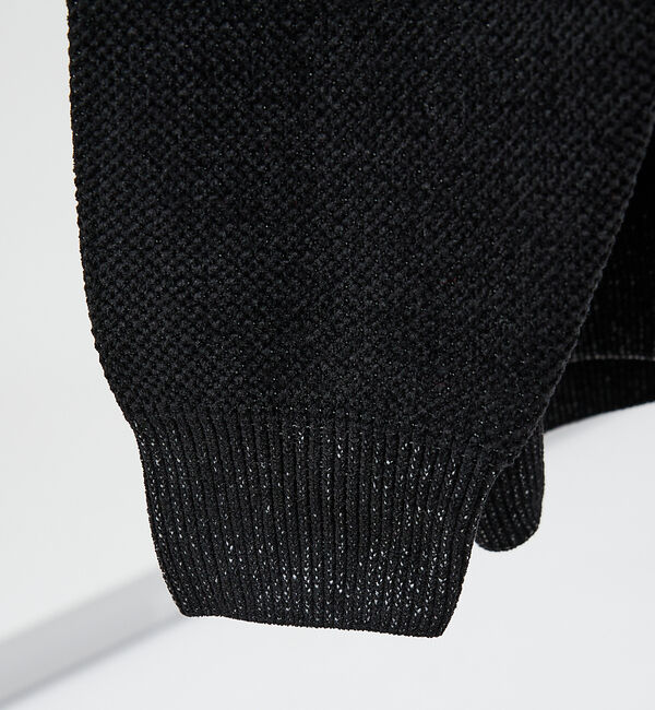 ABAHOUSE「ダブルフェイス モールカノコ プルオーバー ライン切替えニット」|ニット・セーター|