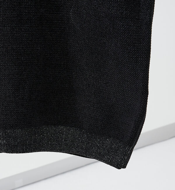 ABAHOUSE「ダブルフェイス モールカノコ プルオーバー ライン切替えニット」|ニット・セーター|