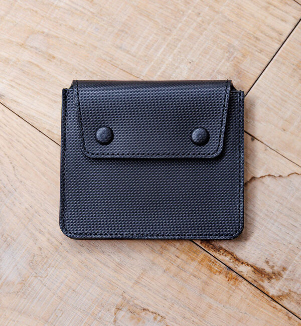 ABAHOUSE「【Creed/クリード】LEATHER SHORT WALLET / レザーショ」|財布|ブラック