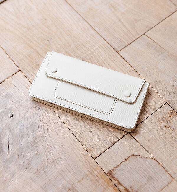 ABAHOUSE「【Creed/クリード】LEATHER LONG WALLET / レザー長財布」|財布|ホワイト