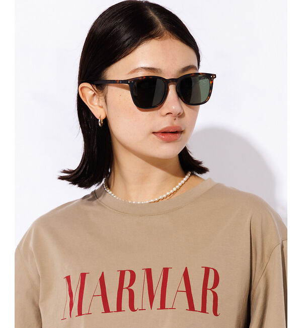 ABAHOUSE「【IZIPIZI / イジピジ】SUN #E / ウェリントン型 サングラス /」|メガネ|ブラウン系その他1