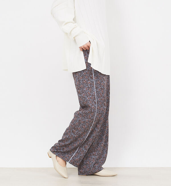 Rouge vif「【WEB＆一部店舗限定】プリントイージーパンツ」|その他|ブルー