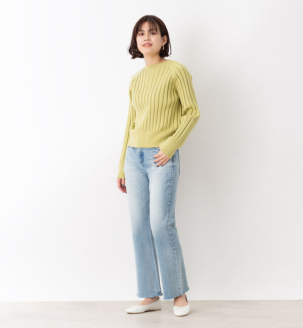 Rouge vif「ミドルゲージアイレットニット」|ニット・セーター|