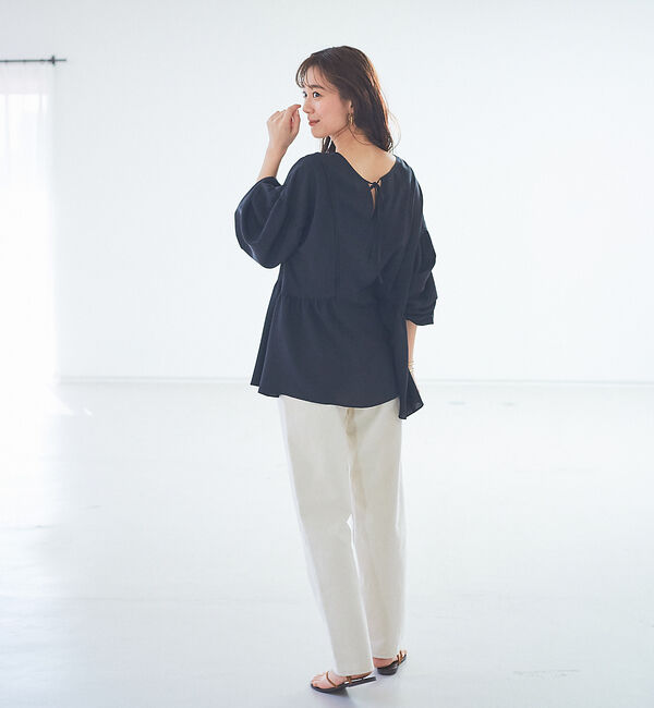 Rouge vif「【WEB限定】2WAY切り替えギャザーブラウス」|シャツ・ブラウス|