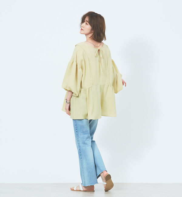 Rouge vif「【WEB限定】2WAY切り替えギャザーブラウス」|シャツ・ブラウス|