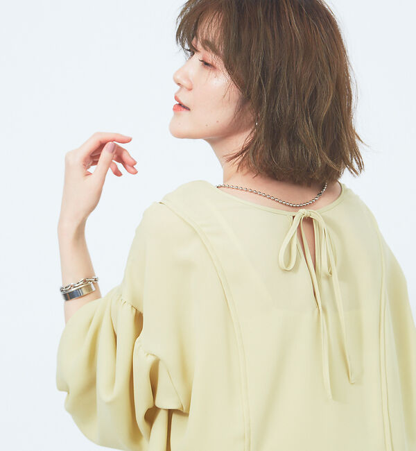 Rouge vif「【WEB限定】2WAY切り替えギャザーブラウス」|シャツ・ブラウス|