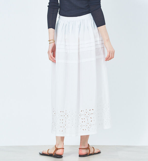 Rouge vif「タイルエンブロイダリースカート」|スカート|