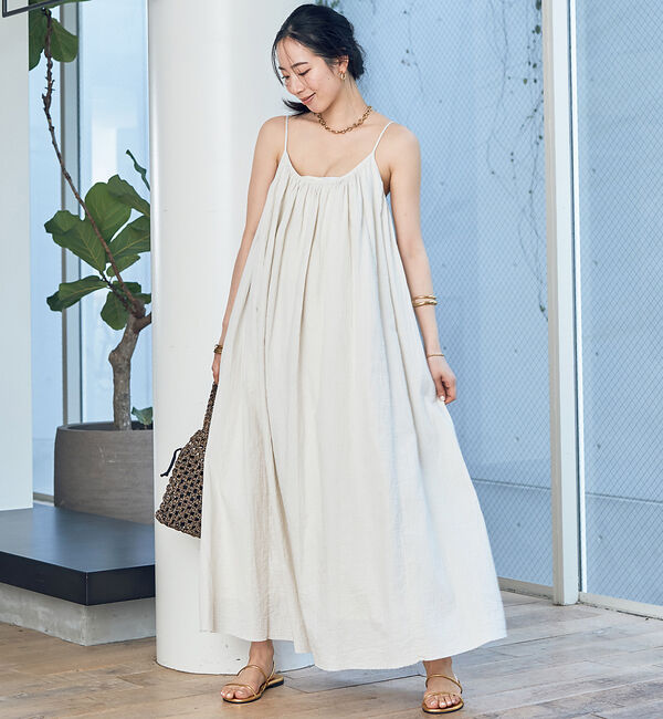 Rouge vif「【GREY CHORD /グレーコード】コットンキャミワンピース / MELIS」|ワンピース|