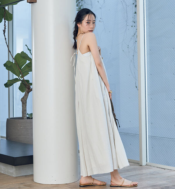 Rouge vif「【GREY CHORD /グレーコード】コットンキャミワンピース / MELIS」|ワンピース|