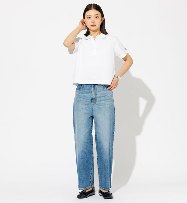 Rouge vif「【JEMORGAN/ジェーイーモーガン】クロップド丈ポロシャツ」|ポロシャツ|