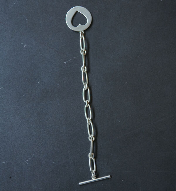 Rouge vif「【FULL OF GRACE/フル オブ グレイス 】ハートモチーフチェーンブレ」|ブレスレット・バングル|