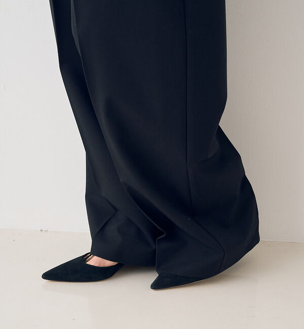 Rouge vif「ストレッチツータックワイドパンツ」|その他|