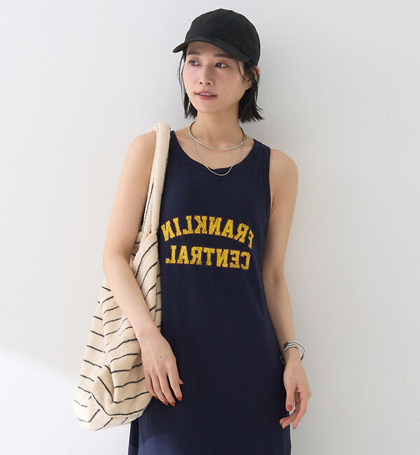 Rouge vif「【ST.JOHNS 3RD CLUB/セントジョンズサードクラブ】パット付ロゴタ」|ワンピース|