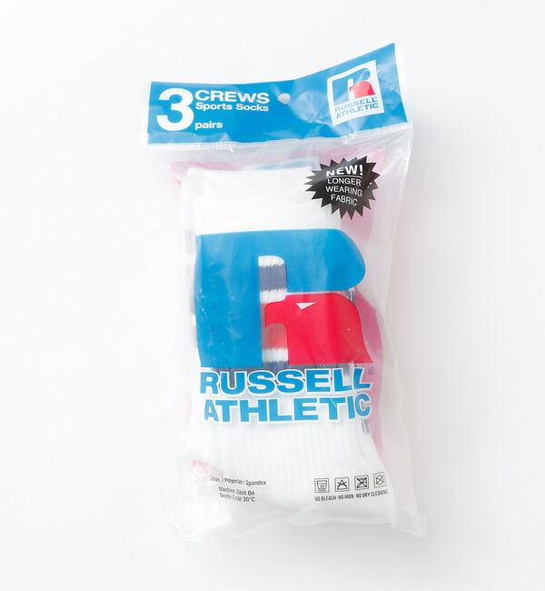 Rouge vif「【RUSSELL ATHLETIC/ラッセル アスレチック】靴下/3点セット/R」|ソックス|