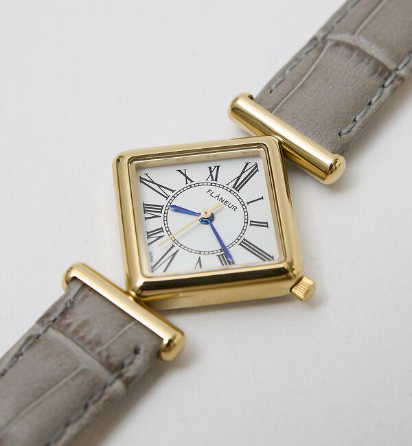 Rouge vif「【FLANEUR/フラヌール】腕時計 / アナログ / F405 / キャトルウ」|腕時計|ベージュ