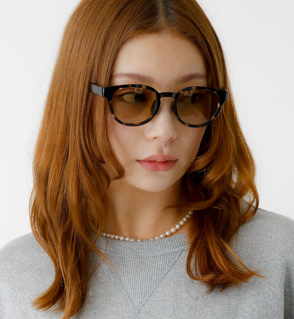 Rouge vif「【jugaad14/ジュガードフォーティーン】COVE CLEAR/サングラス/」|メガネ|ブラック系その他1