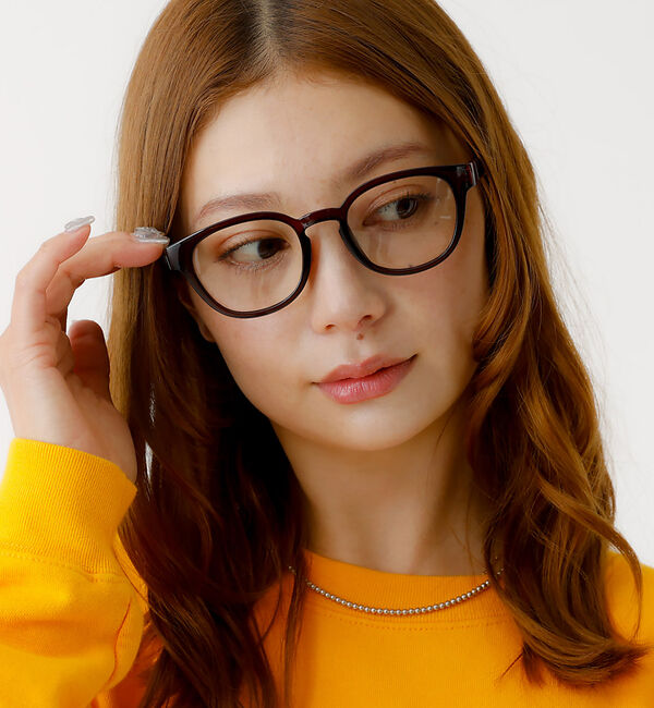 Rouge vif「【jugaad14/ジュガードフォーティーン】COVE CLEAR/サングラス/」|メガネ|ブラウン系その他2