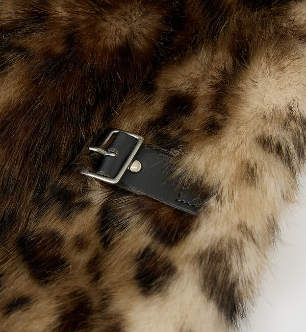 Rouge vif「【HELEN MOORE/ヘレンムーア】バックル付フェイクファースカーフ / ス」|マフラー|