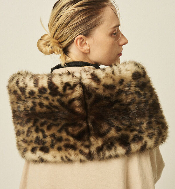 Rouge vif「【HELEN MOORE/ヘレンムーア】バックル付フェイクファースカーフ / ス」|マフラー|