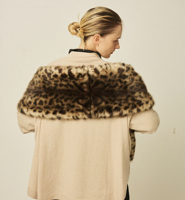 Rouge vif「【HELEN MOORE/ヘレンムーア】バックル付フェイクファースカーフ / ス」|マフラー|