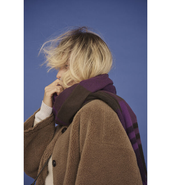 Rouge vif「【2サイズ展開】2WAYスウェードリバーシブルボアコート / ノーカラーコート」|ノーカラーコート|