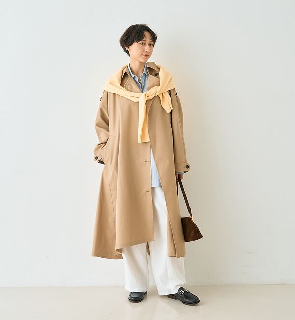 Rouge vif「【2サイズ展開】撥水NEWロングトレンチコート」|トレンチコート|