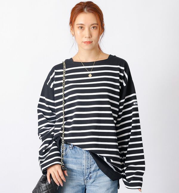 Rouge vif「【MONT KEMMEL/モン ケメル】バスクシャツ / ボーダーロングスリーブ」|Tシャツ・カットソー|