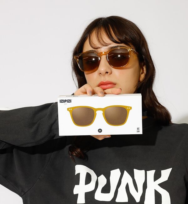 Rouge vif「【IZIPIZI】サングラス / UVカット / ウェリントン / #E【予約】」|メガネ|