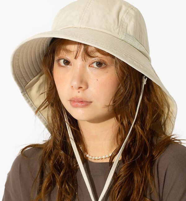 Rouge vif「【RUBEN/ルーベン】サンシェード サファリハット/SHADE SAFARI」|その他|アイボリー