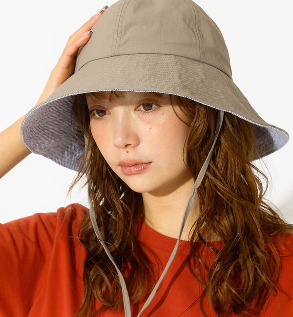 Rouge vif「【Ruben/ルーベン】つば広めハット/NOT SUN WIDE BRIM HA」|その他|グレー