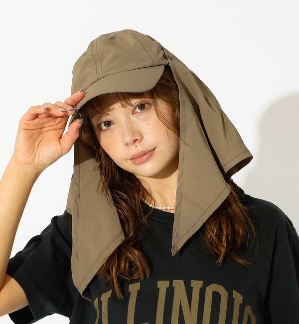 Rouge vif「【Ruben/ルーベン】ナイロンスカーフキャップ/NYLON CARF CAP/」|その他|